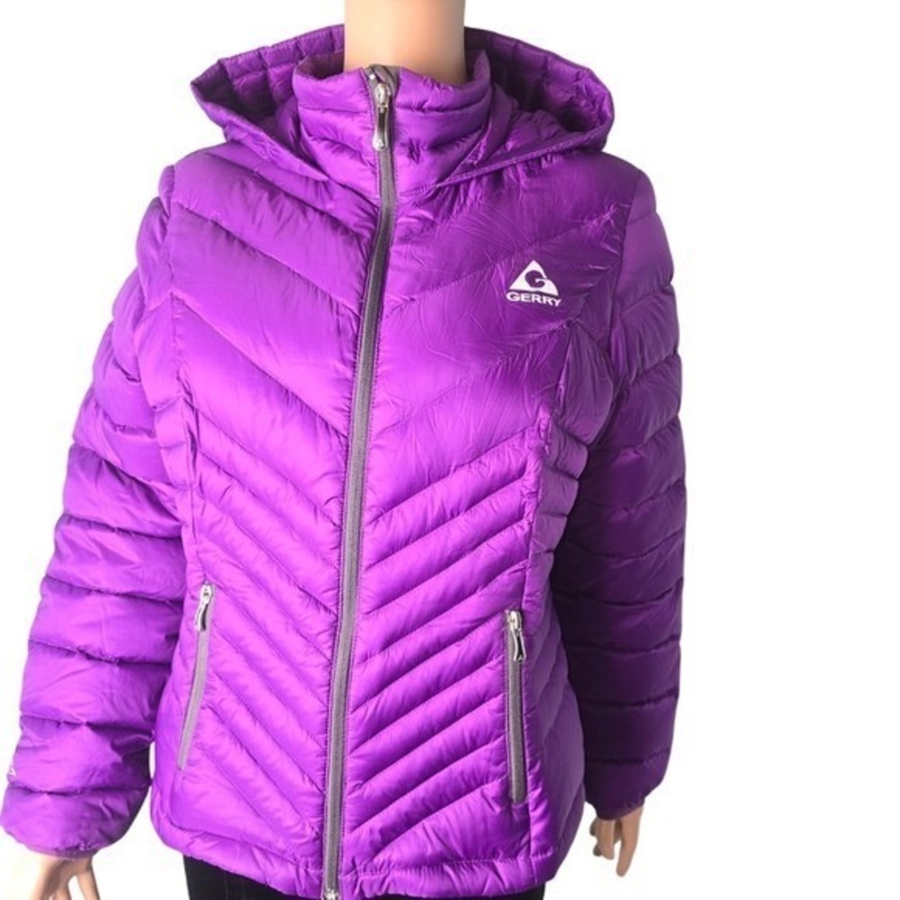 Gerry Purple Down Puffer Jacket Women's Slim‎ Large / Fits like Small-Medium